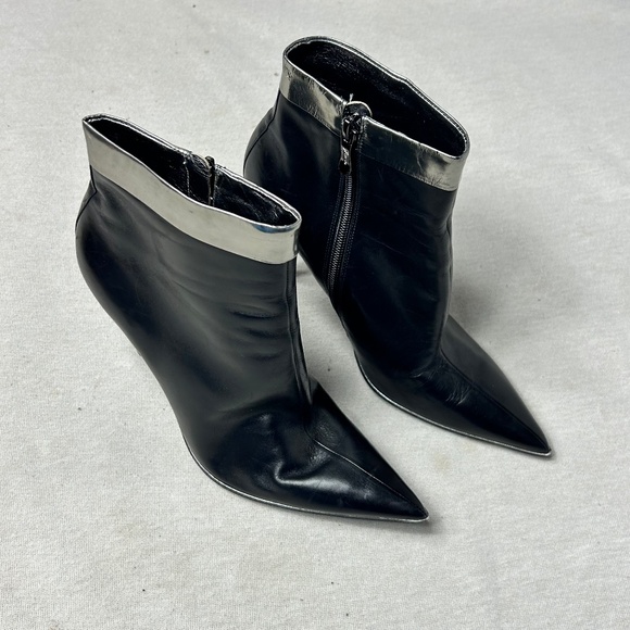 Marciano Women’s Size 8.5 Black Leather Booties B - Picture 1 of 7